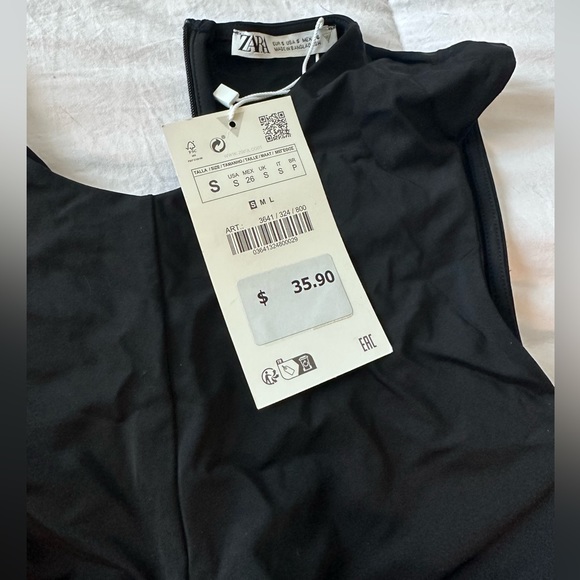 NWT Zara Black Cutout Jumpsuit - Picture 3 of 4